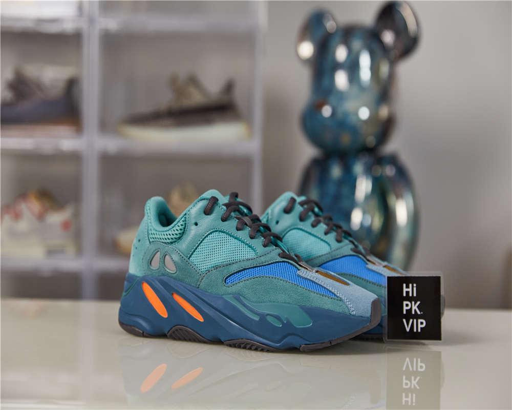 PK GOD ADIDAS YEEZY BOOST 700 FADED AZURE RETAIL MATERIALS READY TO SHIP